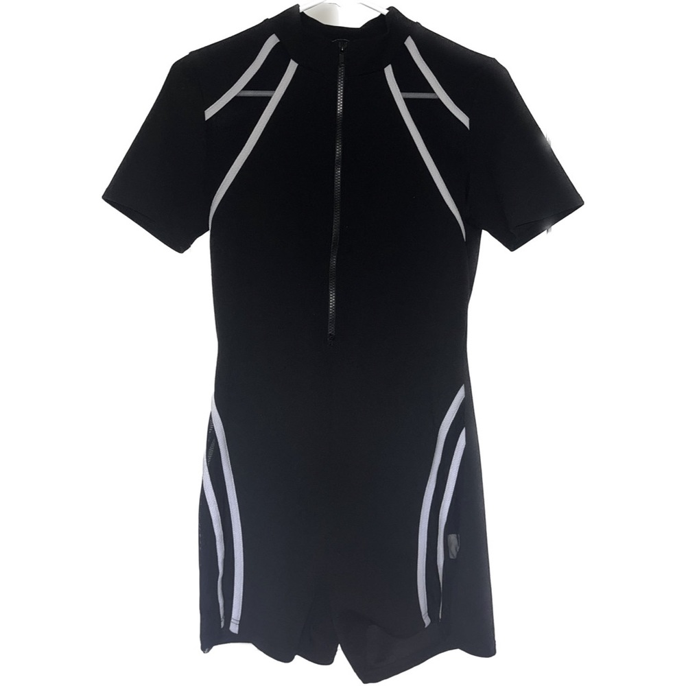 Fashion Nova black romper size medium